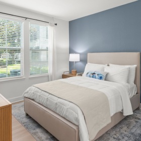 windows brighten bedroom