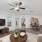 Open living concept areas